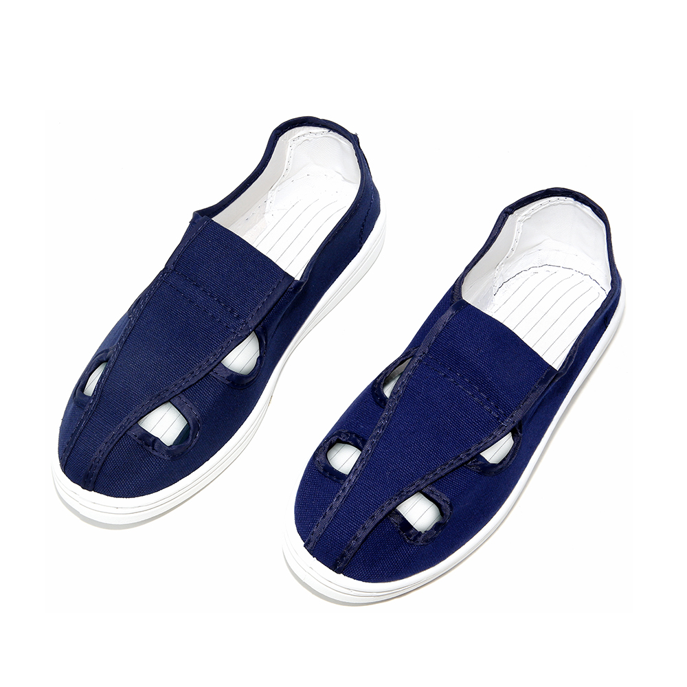 2021 Женская и мужская обувь без шнуровки; Антистатическая обувь; Цвет синий; Лабораторная Антистатическая обувь с бабочками