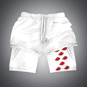 Celana Pendek Anime Drag-on Ball Vegeta Celana Pendek Bermotif Lapisan Ganda Olahraga Cepat Kering Jogging Nyaman dan Bernapas Hadiah - Product Image 4