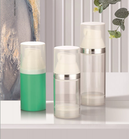 Bouteille Airless PP vente en gros bouteille de luxe en plastique avec pompe sans air sous vide bouteille de pulvérisation cosmétique en plastique