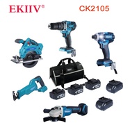 EKIIV Kit d'outils électriques au lithium pour meuleuse d'angle professionnelle rechargeable Offre Spéciale sans fil