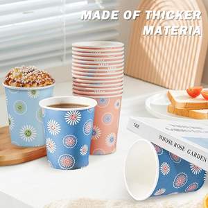 Gobelets en papier jetables de 8 oz pour boissons chaudes et froides, gobelets à café en papier, idéaux pour la maison, le bureau, le café, robustes, sûrs, gobelets jetables de qualité supérieure pour le café - Product Image 3