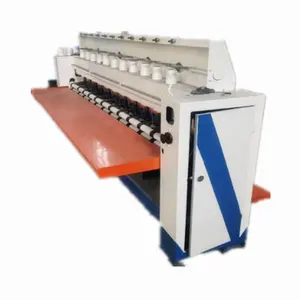 Máquina de coser de edredón para acolchar cabezas multiaguja automática