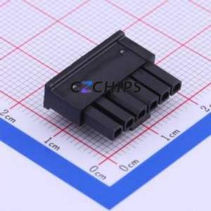436450608 Housing (Wire-to-Board / Wire-to-Wire) P=3mm Connector 1x6P 3mm Micro-Fit (MX 3.0) 1 - Product Image 2
