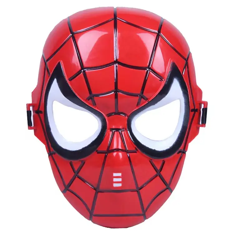 Masque facial en plastique PVC pour enfants, Spider-Man géant Avengers chat imprimé masque blister