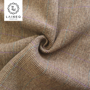 2023 Élégance intemporelle: <span class=keywords><strong>la</strong></span> beauté des textiles en <span class=keywords><strong>laine</strong></span> fine tissu en <span class=keywords><strong>laine</strong></span> à carreaux 70% <span class=keywords><strong>laine</strong></span> double face pour manteau - Product Image 4
