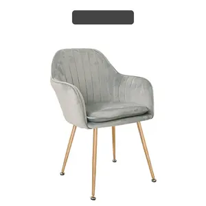 Meubles de cuisine maison scandinave de bonne qualité <span class=keywords><strong>chaises</strong></span> de restaurant en <span class=keywords><strong>velours</strong></span> en tissu rembourré - Product Image 5