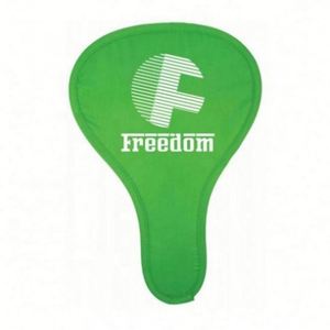 Polyester Foldable Hand Fan <b>Folding</b> Pocket Fan With Customized Logo - Product Image 5