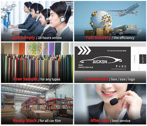 สติกเกอร์ไวนิลติดรถยนต์ฟิล์ม PPF สี300 + สีเงินเคลือบผ้าซาตินสีดำบำบัดด้วยตัวเอง - Product Image 6
