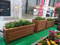 Moule en plastique simple et élégant pour jardinières décoratives d'extérieur, moule pour pots de fleurs en ciment