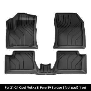 Tappetini Impermeabili per Tutte le Stagioni per Opel <span class=keywords><strong>Mokka</strong></span> <span class=keywords><strong>E</strong></span> 2021-2024, Neri, su Misura, Resistenti, Inodori, per Interni Anteriori <span class=keywords><strong>e</strong></span> Posteriori - Product Image 5