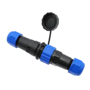 SP20 Gerader wasserdichter Stecker 1/2/3/4/5/6/7/9/10/12/14Pin IP68 Industrie kabelst ecker