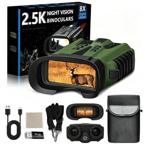 Nouvelles jumelles DT49 pour la <span class=keywords><strong>vision</strong></span> <span class=keywords><strong>nocturne</strong></span> à longue portée, jumelles de chasse pour la <span class=keywords><strong>vision</strong></span> <span class=keywords><strong>nocturne</strong></span> avec capteur 1080P, zoom 8x, prix d'usine - Product Image 1