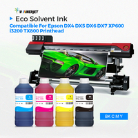 Encre éco-solvant en gros pour Epson DX5 DX7 XP600, encre éco-solvant 1000ml, encre d'imprimante éco-solvant premium pour bannières extérieures