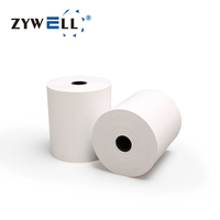 Rouleaux de papier thermique ZYWELL 80x80mm 70gsm pour reçus, impression claire, papier pour tickets sans encre