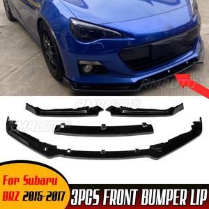 ชุดแต่งกันชนหน้ารถยนต์แบบถอดได้ 3 ชิ้น สำหรับ Subaru BRZ ปี 2015-2017  ลิ้นกันชนหน้า  ดิฟฟิวเซอร์ สปอยเลอร์ - Product Image 1
