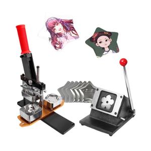 Kit de fabrication de badges aimantés pour réfrigérateur en métal en forme d'étoile à <span class=keywords><strong>cinq</strong></span> branches (pentagramme) 58*58mm pour l'école, <span class=keywords><strong>les</strong></span> voyages et la maison - Product Image 4