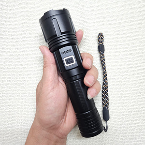 T9780 Rechargeable Aluminum Alloy Flashlight 181mm 800lm 6 Modes Telescopic Zoom Type C Charging - Product Image 3