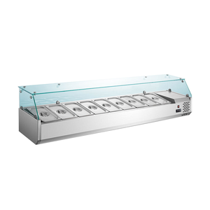 Ristorante commerciale tavolo e sotto il bancone <span class=keywords><strong>Pizza</strong></span> e insalata Bar Display refrigeratore contenitori - Product Image 2