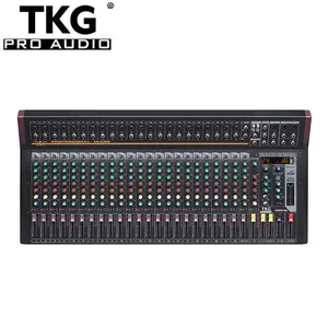 TKG EOS-24USB professional mixing console microphone mixer 24 channel mixer