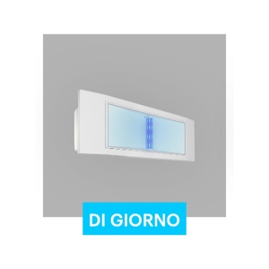 Beghelli 1499BLU 11W lampada notturna di emergenza 8h autonomia 130lm soluzione di illuminazione in plastica per interni esterni con batteria al litio - Product Image 4