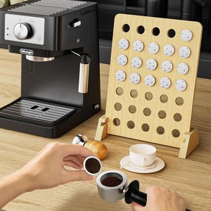 Organizador de Cápsulas de Café de Bambú de 3 Niveles, Reutilizable, para Oficina - Product Image 2