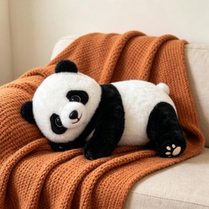 Peluche Panda Seduto di Alta Qualità, 7 Pollici, Personalizzabile OEM/ODM, Produzione all'Ingrosso - Product Image 1