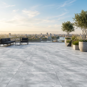 Crystalino 1000x1000mm White Large Size Glazed Porcelain Wall and <b>Floor</b> Tiles <b>Matt</b> Glossy - Product Image 3