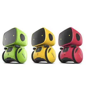 Hot Sell Kids Toy Robot Mini Voice Vontrol AT Intelligent Interactive Smart Robot For Kids