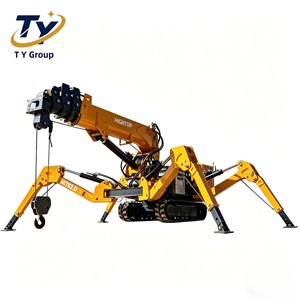 HTSC2 0 2 Ton Spider <b>Crane</b> Hydraulic Mini <b>Crane</b> Heavy Lifting Construction Machinery - Product Image 2