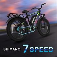Nouveau Vélo Électrique USA EU Warehouse, Moteur 48V 18Ah 250W, Fatbike F26 avec Batterie Intégrée, Freins à Disque, Vélo Tout-Terrain Électrique