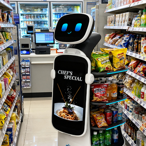 2025 thiết kế mới t10s điều hướng thông minh hoàn toàn tự động phân phối thực phẩm robot với 40kg tải trọng IP54 - Product Image 6