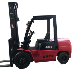 Hangzhou 3,5 T UsedPortable Warehouse Carretilla elevadora Marca China Diesel Carretilla elevadora Componentes básicos Carretilla elevadora de combustión interna - Product Image 1