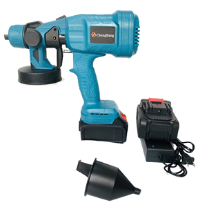 Pistola de Pulverización Eléctrica Inalámbrica Portátil de Litio de 20V y 800ml con Batería Recargable, Pulverizador de Pintura sin Aire para Bricolaje, Pulverización Separada - Product Image 1
