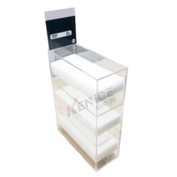 Acrylique importé présentoirs comptoirs cigarettes et tabac armoires briquet présentoir pour magasin de fumée