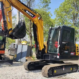 Excavatrice SANY SY55C Mini 7 Tonnes d'occasion à 95% neuve, en excellent état, vente chaude, modèle de prestige, peu utilisée - Product Image 1
