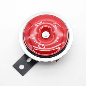 LVEE <span class=keywords><strong>DL126</strong></span> Series 12V Bocina de motocicleta Universal Bocina eléctrica impermeable 12V 105db Motor de motocicleta Scooter Sonido fuerte Plata - Product Image 1