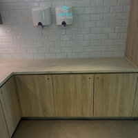 Plan de travail en pierre artificielle acrylique résistant aux rayures, comptoir de cuisine moderne en acrylique solide pour la maison