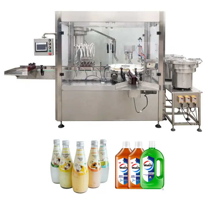 WB-YG8 otomatik Soda su sıvı dolum makinesi süt hindistan cevizi suyu doldurma kapaklama makinesi