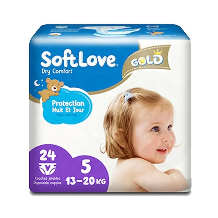 Softlove XL tamaño de alta calidad proveedor buena absorción bebé <span class=keywords><strong>pañales</strong></span>
