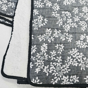 Edredón Decorativo de Invierno con Diseño Floral, Jacquard, Ecológico, de Poliéster/<span class=keywords><strong>Sherpa</strong></span>, para Uso en Hoteles y Hogares - Product Image 5