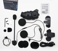 Casque de moto S3plus-2K avec interphone 5.1, étanche IP65, suppression du bruit, pour 6 motards, portée 1800m, caméra 2K, vidéo Wi-Fi