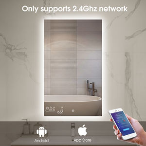 Modern <strong>LED</strong> Illuminate Bathroom Heated Mirror for Makeup - Product Image 5