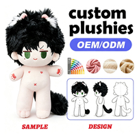 Jouets en peluche en coton doux, usine de fabrication sur mesure, fournisseur professionnel, poupée personnalisée, vente en gros, marchandises de marque, OEM ODM