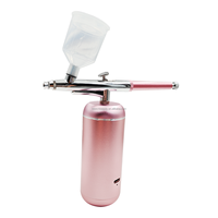 Prix promotionnel Vaporisateur à oxygène Jet Facial Steamer Ion Nano Spray Gun Airbrush Face Steam Air Brush Machine