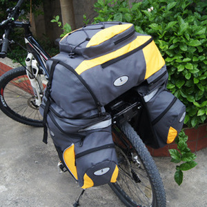 IRONDONKEY 65L 3合1自行车背包防水后货架包，用于山地车和自行车骑行骆驼包和盒子 - Product Image 6