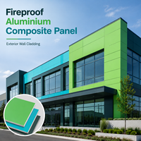 Panneau composite en aluminium et plastique ignifuge noir mat au prix d'usine pour façade de bâtiment commercial