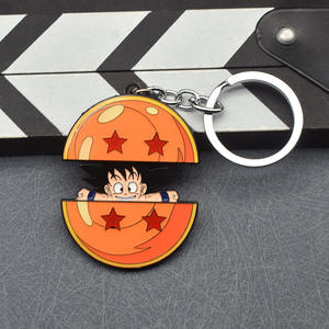 Nuevo diseño Anime Dragon Super Saiyan Son Goku Charm llavero - Product Image 2