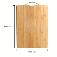 Planche à découper en bambou en gros, style chinois, planche à découper de cuisine, planche à découper en bambou de grande taille, lot de 3