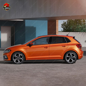 Kit carrozzeria per auto aggiornato per <span class=keywords><strong>Volkswagen</strong></span> <span class=keywords><strong>POLO</strong></span> to <span class=keywords><strong>R</strong></span> Style Body kit paraurti anteriore diffusore posteriore minigonne laterali grill fari frontali anteriori - Product Image 5