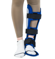 Orthèse de cheville et de pied AFO statique pour la rééducation des blessures de chute du pied et des fractures de la cheville, support orthopédique respirant